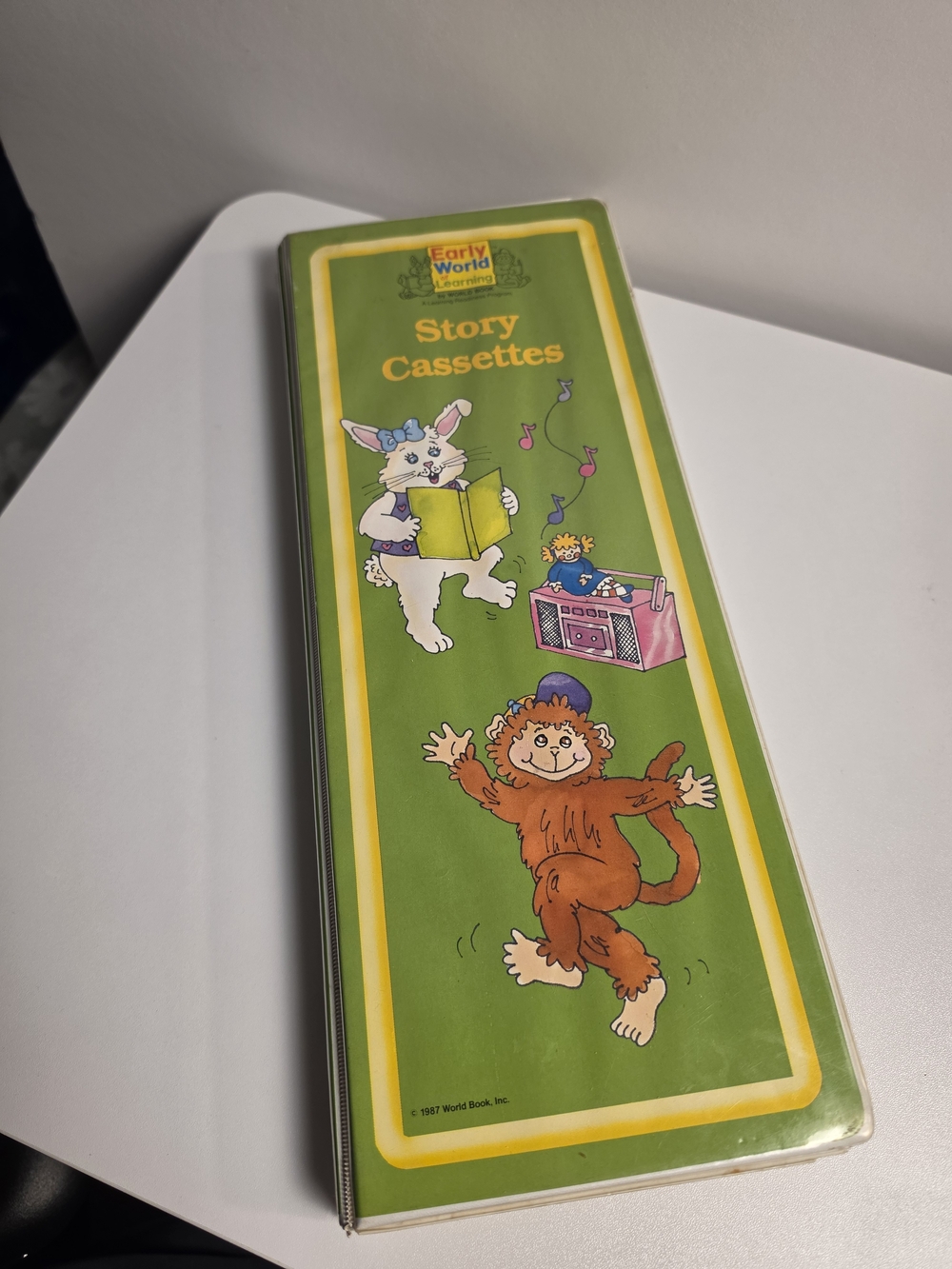 Vintage 80s Early World of Learning World Book Story + Disney, 10 Cassette Tapes
